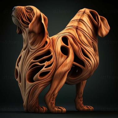 3D модель Pneumonyssoides caninum (STL)